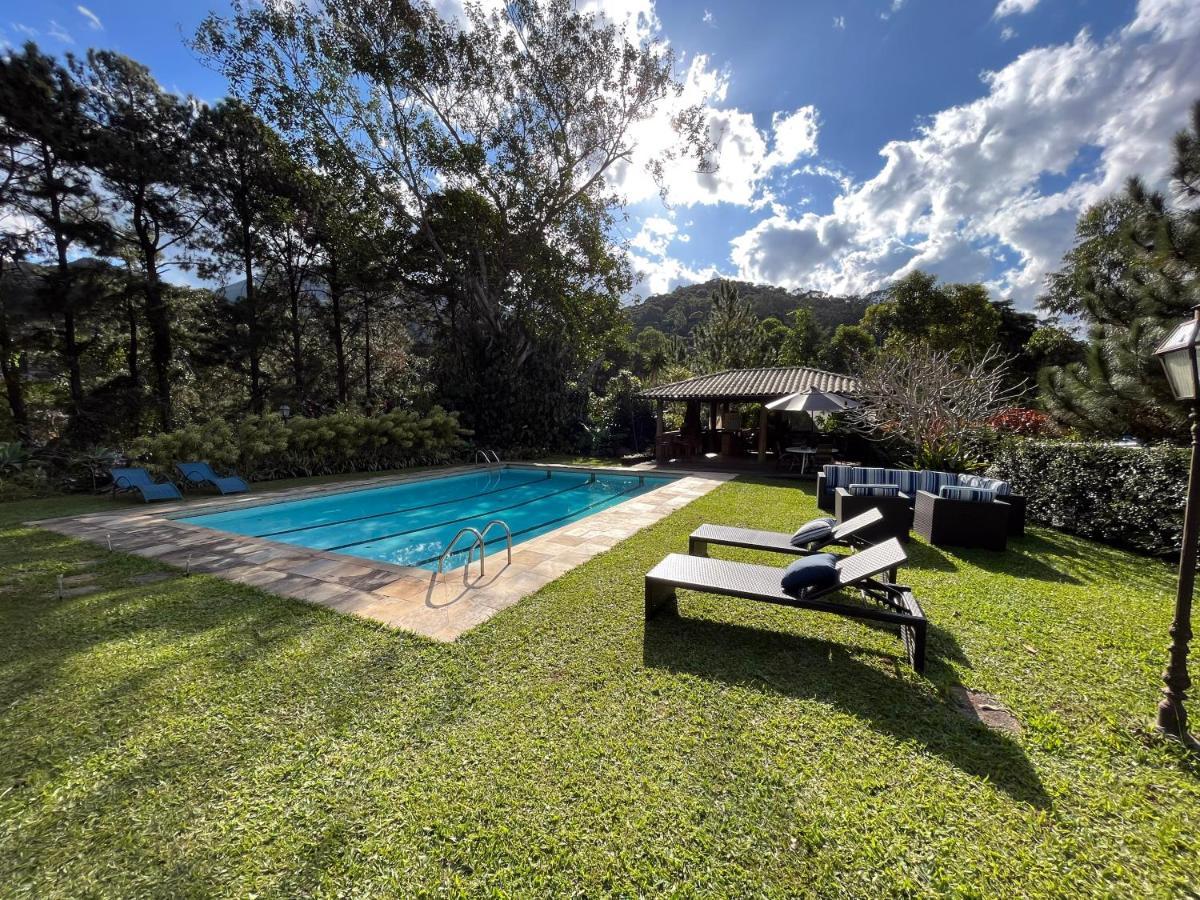 Pousada Granja Santa Barbara Correas ภายนอก รูปภาพ